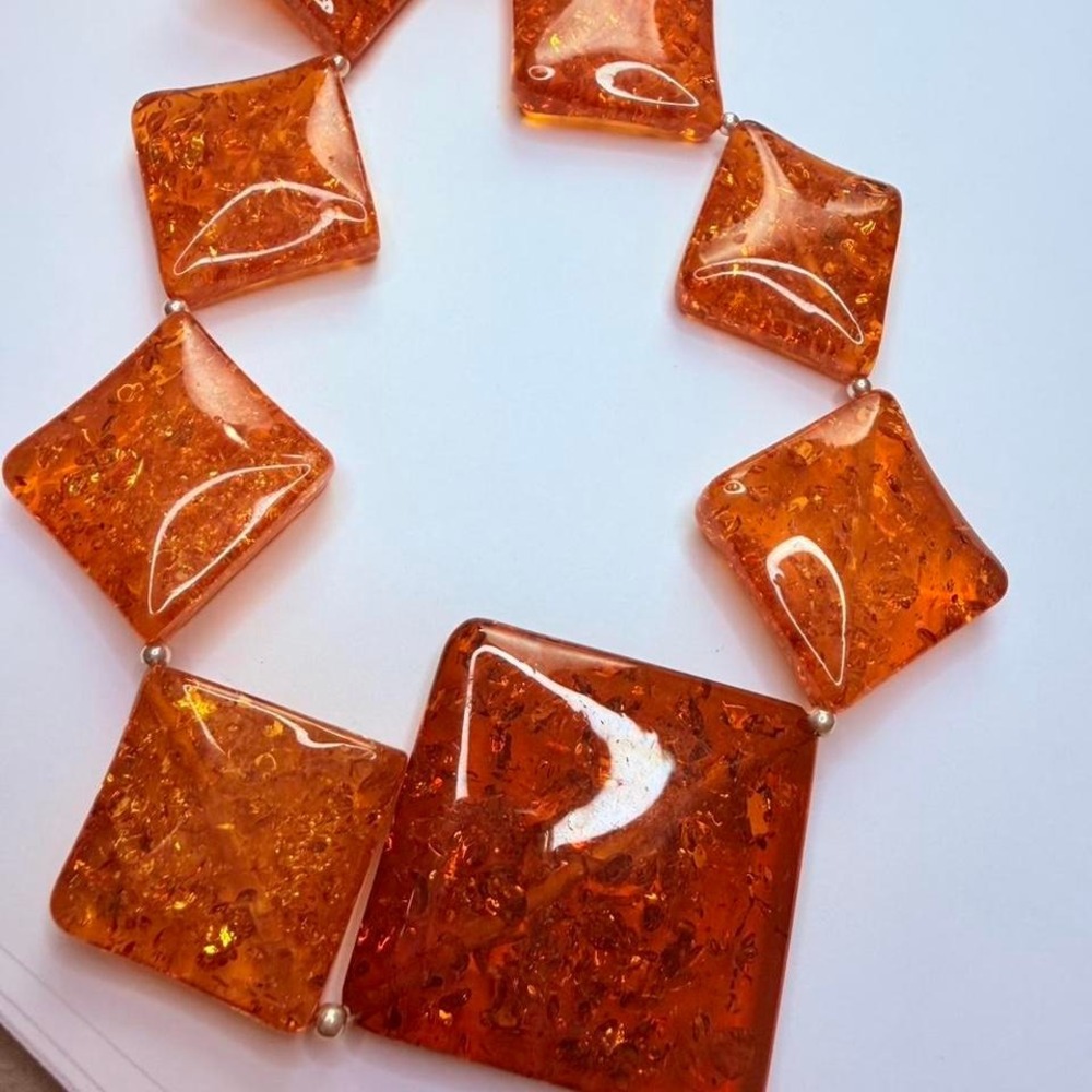 AMBER STYLE 925 NECKLACE